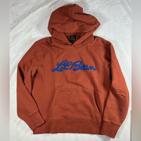 L.L. Bean x Todd Snyder L Script Logo Embroidered Heavy Knit Sweatshirt Hoodie - Picture 1 of 11